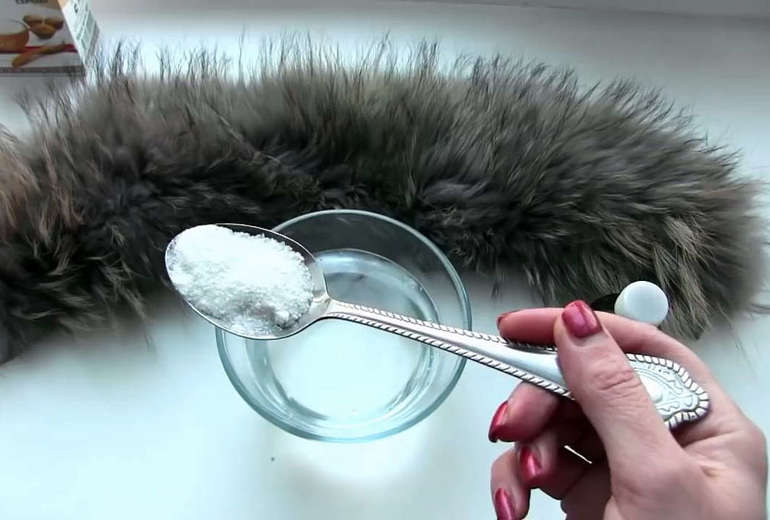 Каким раствором можно чистить мех